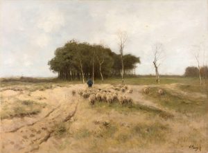 Anton Mauve, Heide bij Laren, 1887
